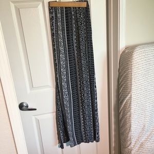 Boho bohemian maxi skirt